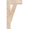 Ekena Millwork Traditional Block Smooth Bracket, Douglas Fir, 3 1/2"W x 14"D x 26"H BKT04X14X26TRA05SDF - alternate 4